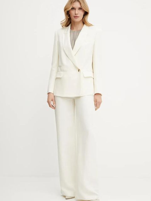 Marciano by Guess marynarka GRETA kolor beżowy jednorzędowa gładka 5GGN02 7316A - zdjęcie produktu nr 2