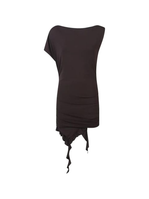 PINKO ruffled mini dress - Brown - zdjęcie produktu nr 1