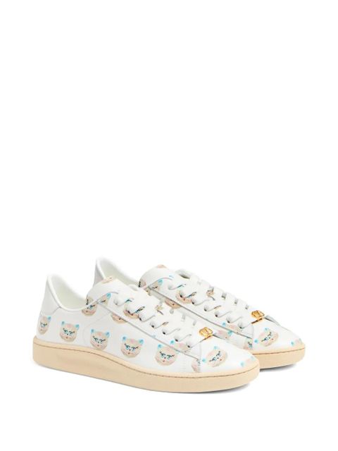 Valentino Garavani Royco Chat de la Maison-print sneakers - White