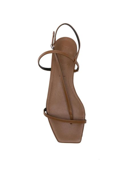Aeyde square-toe slingback sandals - Brown