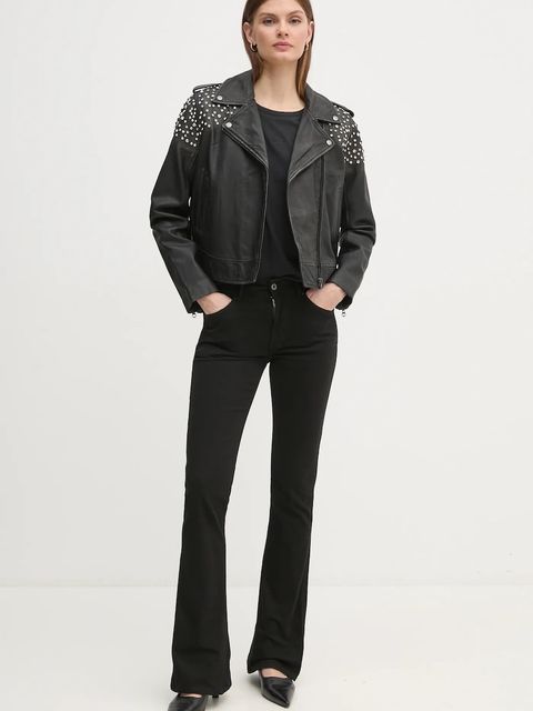 Pepe Jeans ramoneska skórzana FANTASY