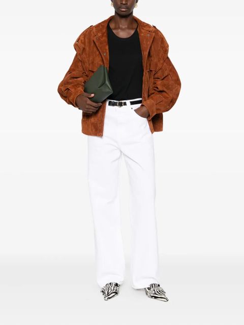 KHAITE button-fly jeans - White - zdjęcie produktu nr 2