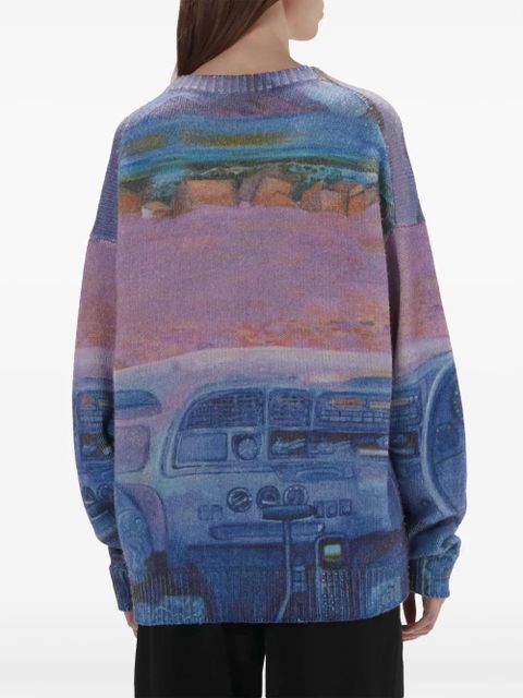 JW Anderson printed jumper - Blue