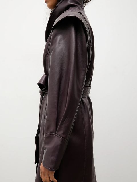 Answear.LAB płaszcz skórzany