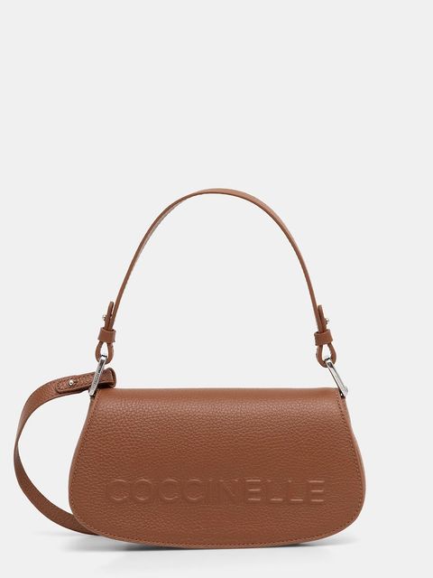 Coccinelle torebka skórzana kolor brązowy E5 QBB 52 01 01 - zdjęcie produktu nr 1