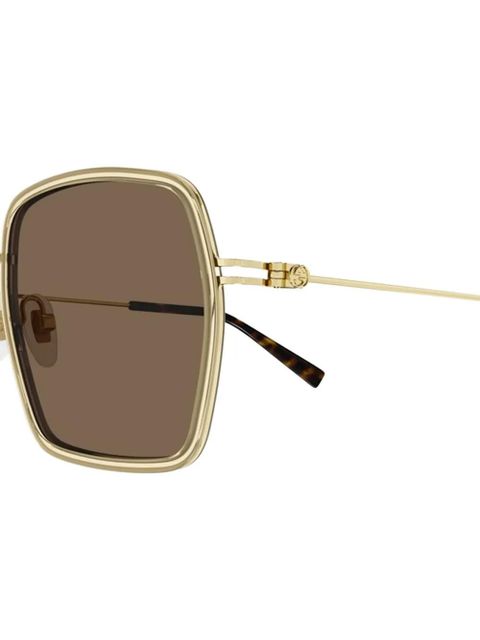 Gucci Eyewear square-frame sunglasses - Gold