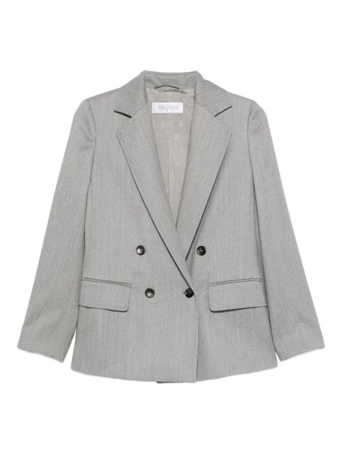 Max Mara double-breasted blazer - Grey - zdjęcie produktu nr 1