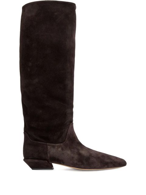 Paris Texas 25mm Bettina pointed-toe boots - Brown - zdjęcie produktu nr 1