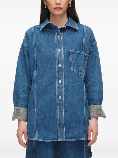 3.1 Phillip Lim cuffed denim shirt - Blue