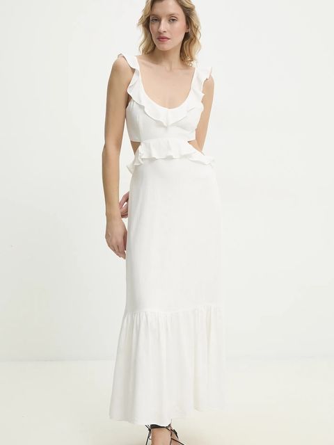 Answear.LAB sukienka z lnem - zdjęcie produktu nr 2