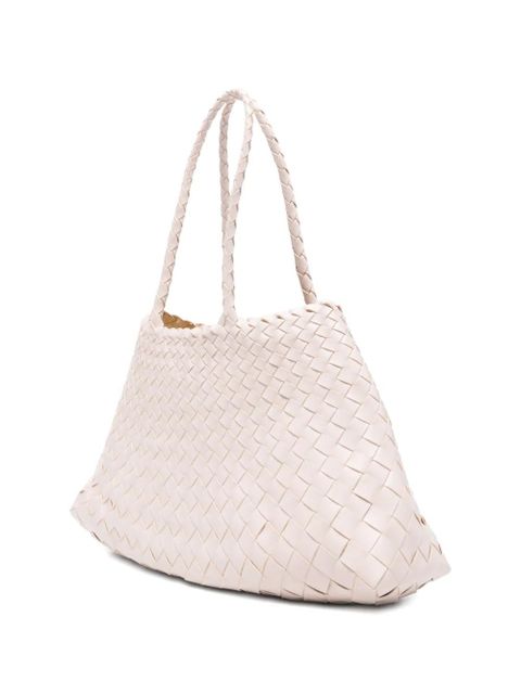 DRAGON DIFFUSION Santa Croce woven tote bag - Neutrals