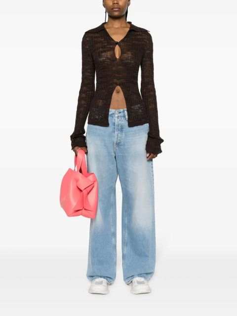Acne Studios high-rise wide-leg jeans - Blue - zdjęcie produktu nr 2