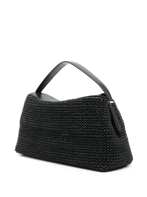 TOTEME T-Lock woven tote bag - Black - zdjęcie produktu nr 2