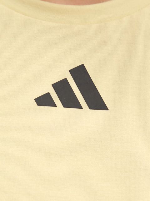 adidas Performance top treningowy 3 Stripes kolor żółty JG6182