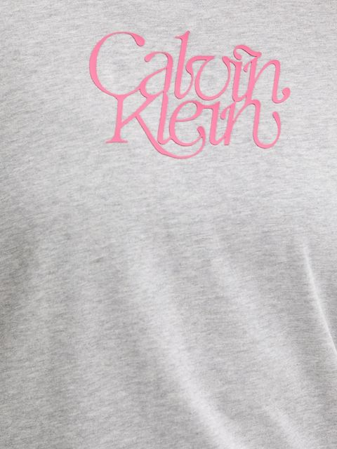 Calvin Klein Jeans t-shirt bawełniany damski kolor szary LV047D210G
