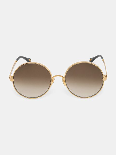 Chloé okulary przeciwsłoneczne damskie kolor złoty CH0321S