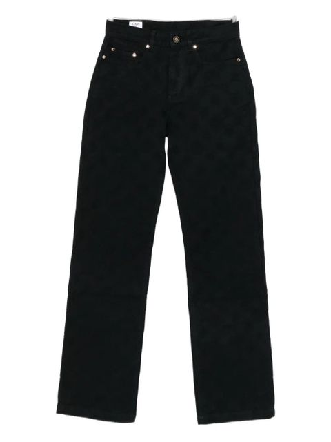 Casablanca monogram-print jeans - Black