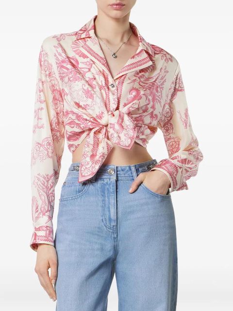 Versace Underwater Barocco shirt - Pink