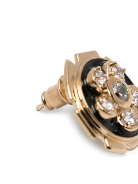 Ferragamo crystal-embellishment earrings - Gold