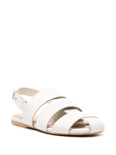 JW Anderson Slingback Fisherman leather sandals - Neutrals