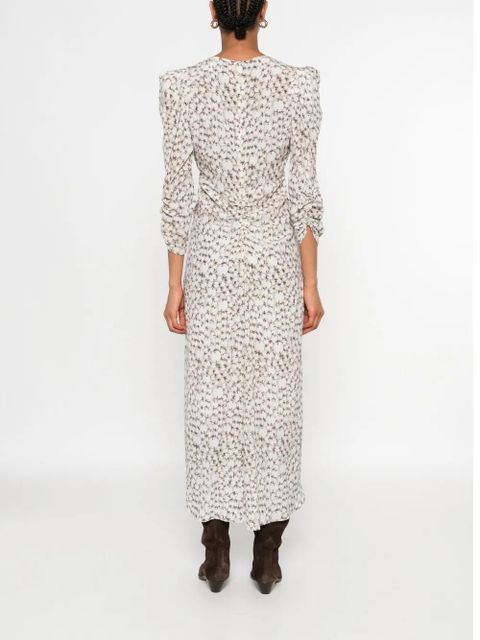 ISABEL MARANT Albini midi dress - White