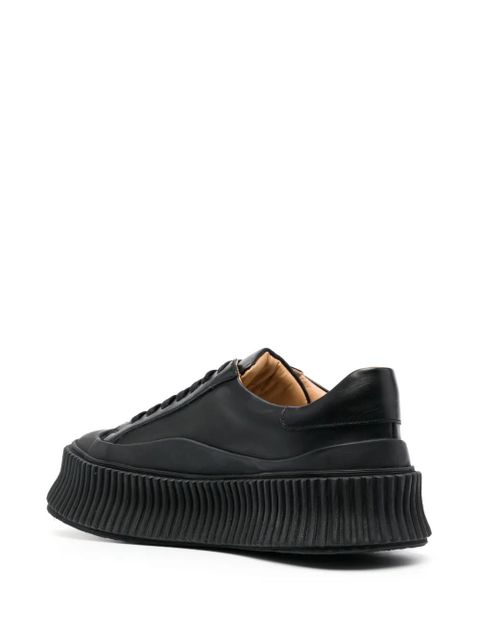 Jil Sander low-top lace-up sneakers - Black - zdjęcie produktu nr 2
