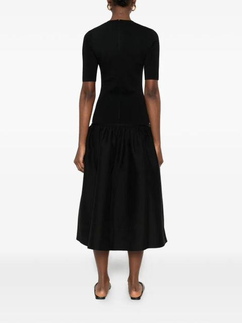 TOTEME Twinflower midi dress - Black