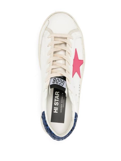 Golden Goose Hi Star platform sneakers - White