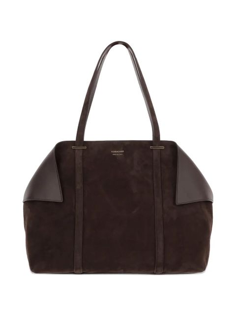 Ferragamo large Folded tote bag - Brown - zdjęcie produktu nr 1