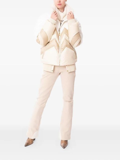 BOGNER Valea chevron-pattern quilted ski jacket - White - zdjęcie produktu nr 2