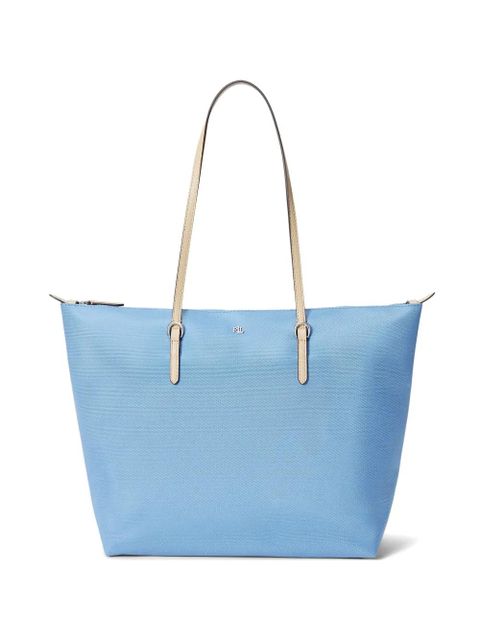 Lauren Ralph Lauren logo-plaque tote bag - Blue - zdjęcie produktu nr 1