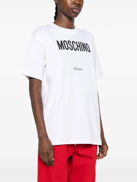 Moschino logo-detail T-shirt - White
