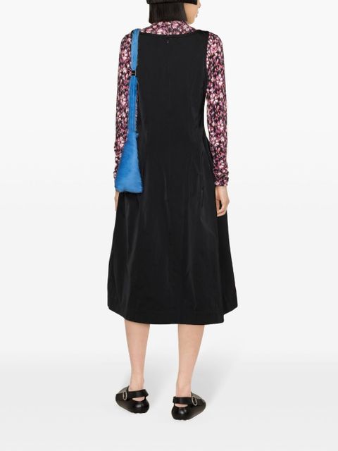 Marni A-line scuba midi dress - Black