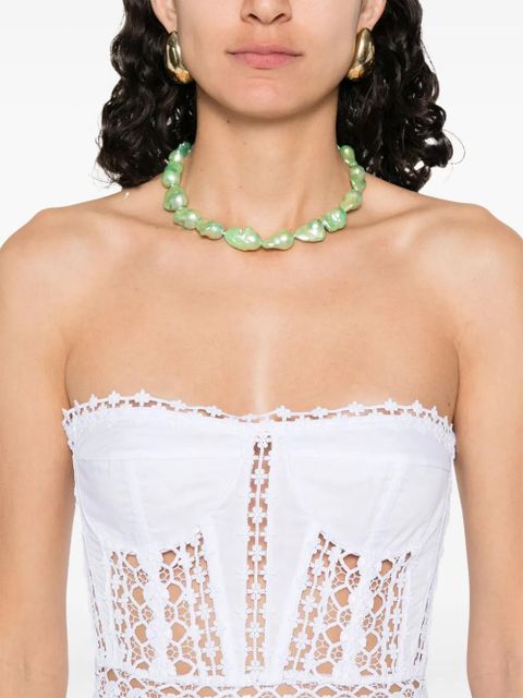 Charo Ruiz Ibiza cropped top - White