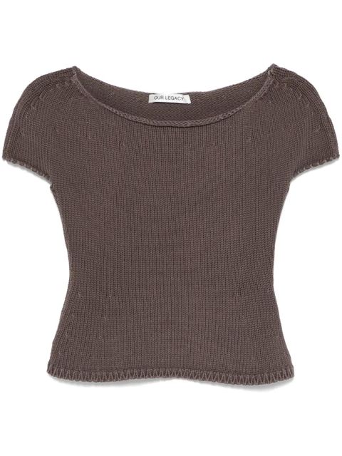 OUR LEGACY Sculpt T-shirt - Grey - zdjęcie produktu nr 1