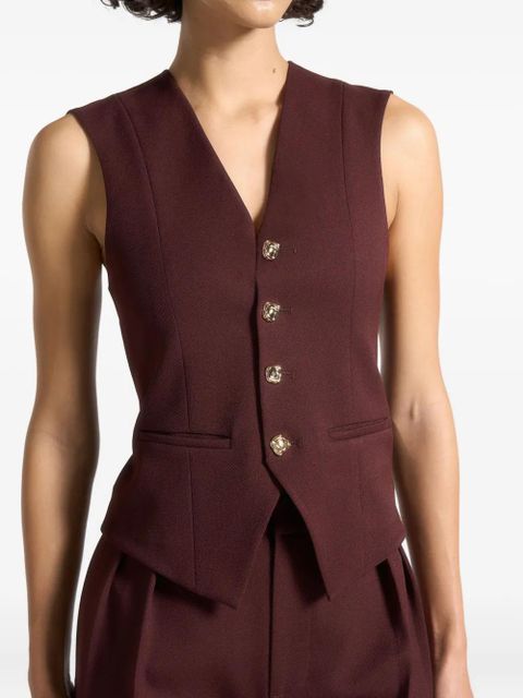 Manière De Voir Christine tailored cinch waistcoat