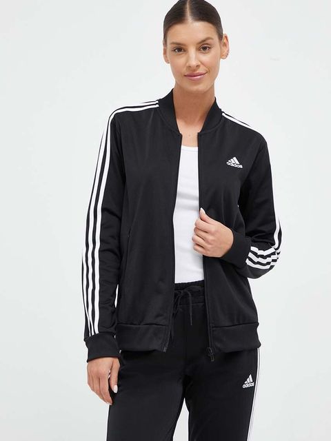 adidas dres SPORTY STREET damski kolor czarny - zdjęcie produktu nr 2