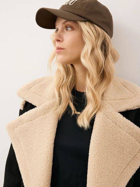 Bizuu czapka z daszkiem bawełniana ZANE kolor brązowy ZANE BRĄZOWY