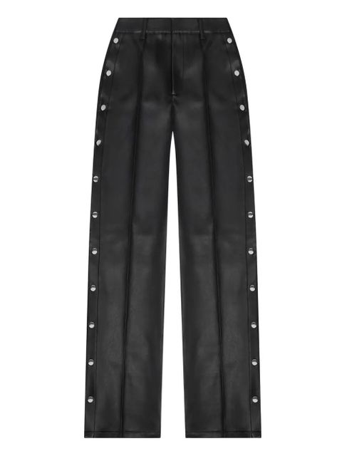 Manière De Voir pintuck popper trousers - Black - zdjęcie produktu nr 1