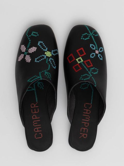 Camper klapki skórzane TWS damskie kolor czarny K201750-001