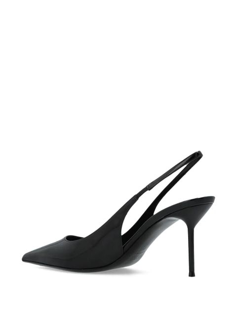 Paris Texas 70mm Lidia slingback pointed-toe pumps - Black - zdjęcie produktu nr 2