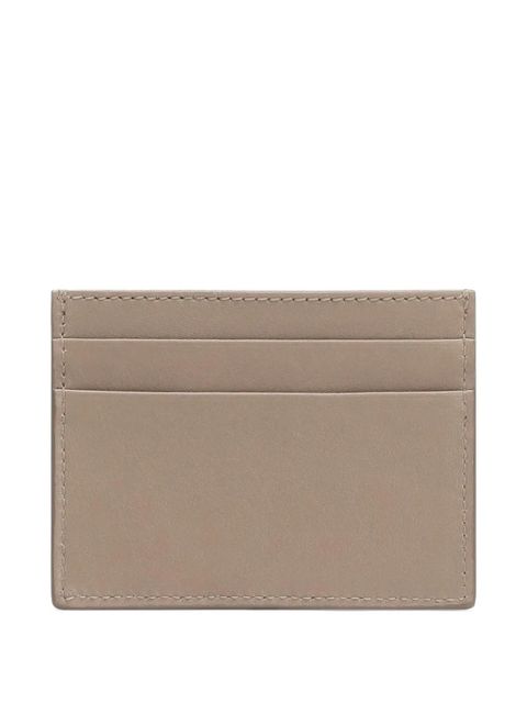 Dolce & Gabbana logo-plaque cardholder - Brown