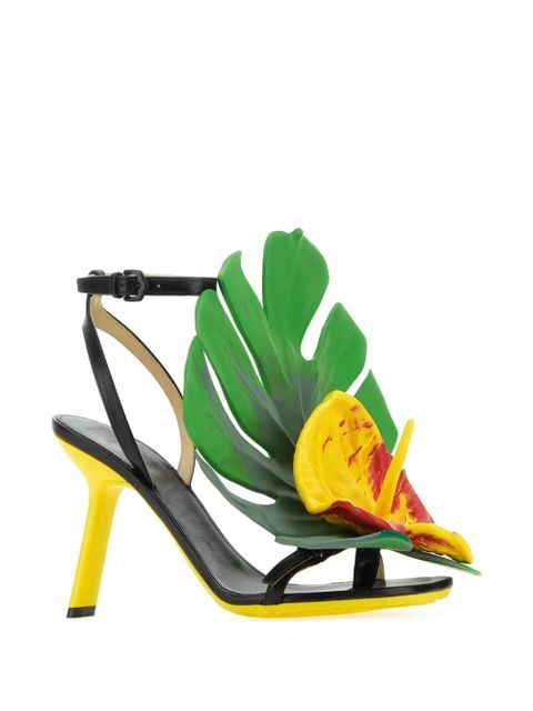 LOEWE Petal 90mm sandals - Black - zdjęcie produktu nr 2
