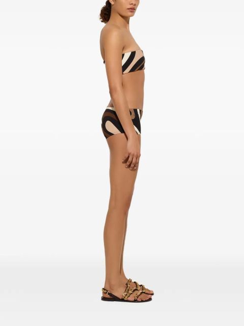 PUCCI Marmo-print bandeau top - Black - zdjęcie produktu nr 2