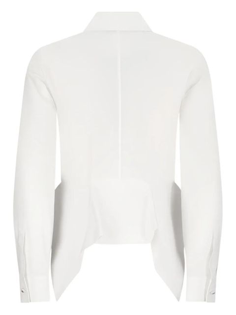 Max Mara peplum-hem shirt - White - zdjęcie produktu nr 2