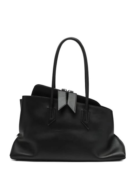 The Attico medium La Passeggiata tote bag - Black - zdjęcie produktu nr 1