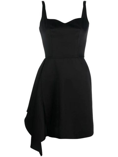 Alexander McQueen sweetheart-neck belted dress - Black - zdjęcie produktu nr 1