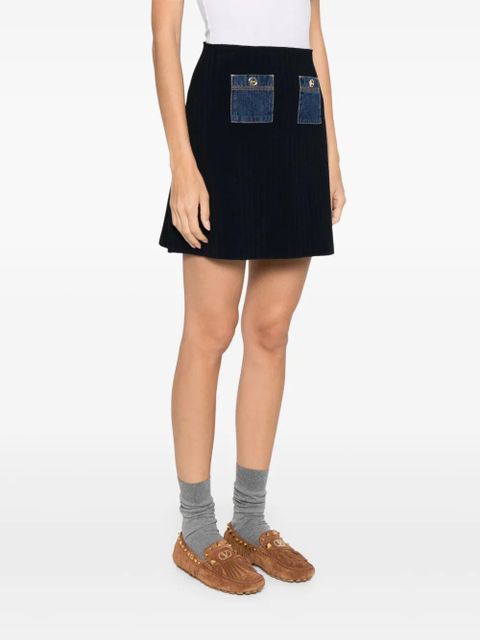 SANDRO denim-pockets top - Blue - zdjęcie produktu nr 2