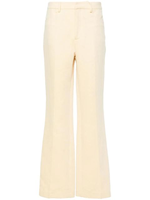 Zadig&Voltaire Pistol mid-rise flared trousers - Yellow - zdjęcie produktu nr 1