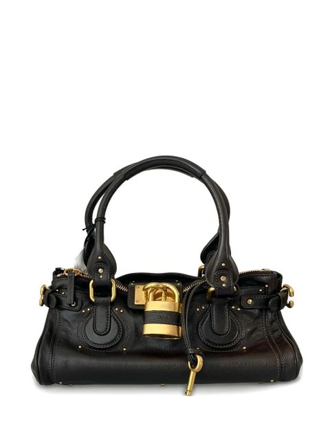 Chloé Paddington padlock-detail tote bag - Brown - zdjęcie produktu nr 1